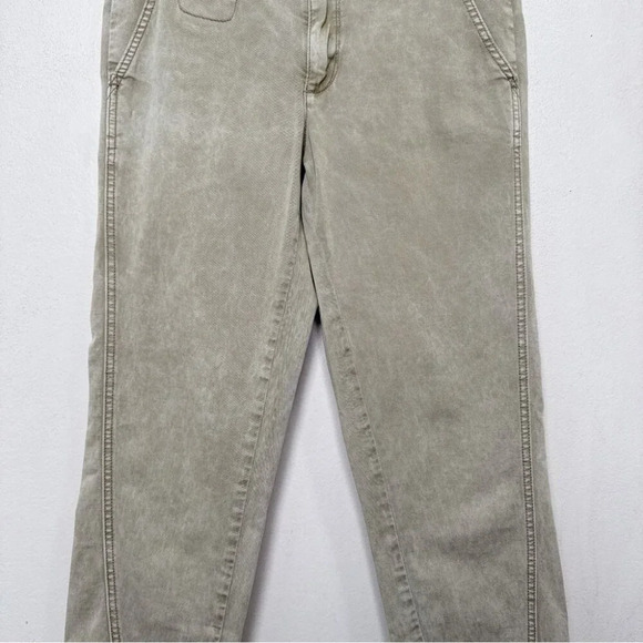 Anthropologie Womens 26 Relaxed Chino Pants In Khaki Color - Picture 6 of 15